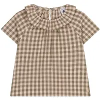 Petit Bateau Gingham Pusero Vaaleanpunainen 18 Months Vaaleanpunainen 18 kuukautta Tytöt