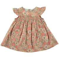 Tocoto Vintage Kukallinen Vauvan Mekko Vaaleanpunainen 12 Months Vaaleanpunainen 12 kuukautta Tytöt
