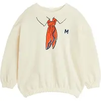 Mini Rodini Huivi Collegepaita Offwhite 116/122 cm Valkoinen 116/122 cm Pojat, Tytöt