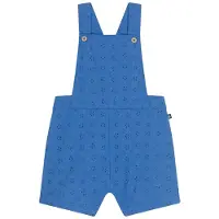 Petit Bateau Haalari Shortsit Englantilaisella Kirjonnalla Sininen 6 Months Sininen 6 kuukautta Tytöt
