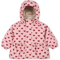 Konges Sløjd Mismou Frill Talvi Takki Amour Pink Mismou Frill Jacket Amour Pink 18M Vaaleanpunainen 18 kuukautta Tytöt