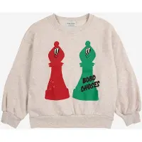 BOBO CHOSES Checkmate Huppari Offwhite Offwhite 6-7 Years Valkoinen 6-7 vuotta Pojat