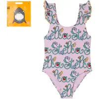 Stella McCartney Kids Uimapuku Rosa Multicolor Rosa/Multicolor-3 Y Purppura 3 vuotta Tytöt