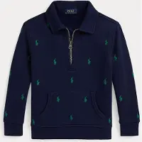 Ralph Lauren Polo Pony Fleece Huppari Refined Navy Refined Navy 136-138cm Laivastonsininen 136-138 cm Pojat