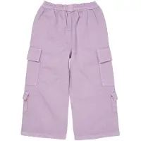 Copenhagen Colors Twill Cargo Housut Lavender 122 cm Purppura 122 cm Tytöt