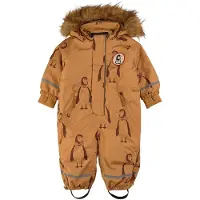 Mini Rodini Kebnekaise Penguin Overall - Yellow - 86