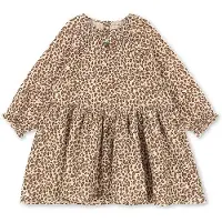 Konges Sløjd GOTS Coco Mekko Leo Leo 9 months Ruskea 9 kuukautta Tytöt