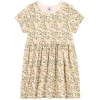 Petit Bateau Kukallinen Mekko Kermanvärinen 3 Y Kermanvärinen 3 vuotta Tytöt