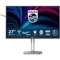 Philips 27" 4000 series 27B2U4601/00, 120Hz QHD-monitori, musta/hopea