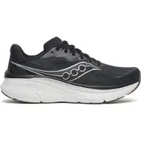 Saucony Men's Guide 19 Wide Black/silver Juoksukengät 46.5