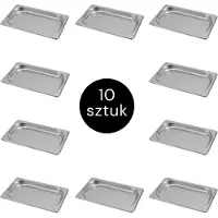 Mega Gn 1/4 ruostumaton terässäiliö 20mm, 10 kpl. sarja