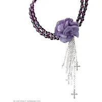 Hobby Hall VIOLETTI GOOTTI KUKKA CHOKER-KAULAKORU