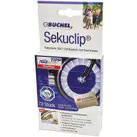 Buchel Sekuclip 60 Mm Reflektierende Aufkleber 72 Einheiten