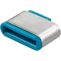 Lindy 40466, Portin lukitsin, USB Type-C, Sininen, Akryylinitriilibutadieenistyreeni (ABS), 10 kpl, Muovipussi