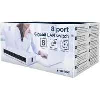 Gembird NSW-G8-01, Hallitsematon, Gigabit Ethernet (10/100/1000)