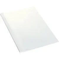 Leitz A4-kansi liimasidontaan, kirkas / pellava, 1.5mm valkoinen, 25kpl / ltk