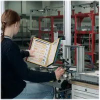 Durable Selailuteline VARIO TABLE A4 10 kehystä, valkoinen