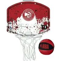 Wilson Team Mini Hoop Nba Hawks Set Ball And Mini Basketball Basket Monivärinen