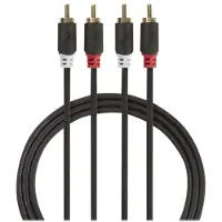 Nedis 2x RCA uros - 2x RCA uros stereoaudiokaapeli
