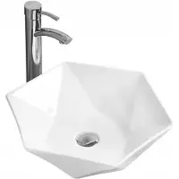 Mexen Mery 48 x 41 cm päällinen pesuallas, valkoinen - 21984800