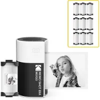 Kodak Instant Camera Memo Shot MS100 White Bundle