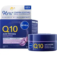 Nivea Q10 Anti-Wrinkle Sensitive Perfume Free Night Cream 50 ml