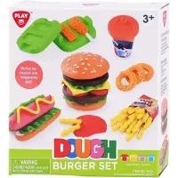 Playgo Hamburger Clay Set - 4 Clay Pots