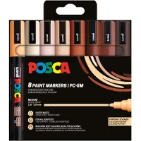 Posca Marker UNI PC-5M Medium 8er portrait Farben (182541)