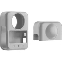 Puluz Silicone Cover with Lens for Osmo 360 - Gray
