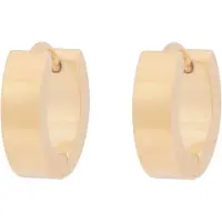 Sno of sweden Liddy Small Ring Ear Plain Gold Onesize