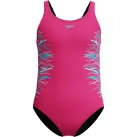 Speedo Placement Muscleback One Piece - Pink - 164