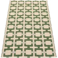 Pappelina Tom matto Leaf/Cream/sage 70 x 120 cm