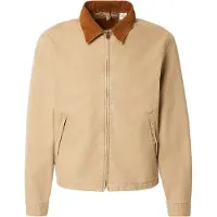 Levi's for man. 005AF-0004 Brown Castro full-zip jacket (S), Casual, Cotton