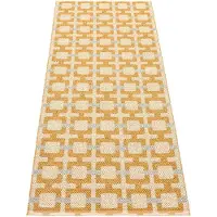 Pappelina , Tom matto Ochre/Cream/Sage 70 x 180 cm