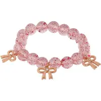 Great Pretenders Precious Bows Bead Bracelet Pink