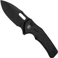 CIVIVI Vexron C24066-1 Blackwashed 14C28N, Black G10, pocket knife