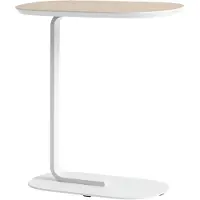 Muuto Relate sivupöytä 60,5cm - Oak Laminate/Off-White