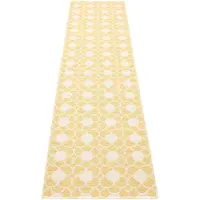 Pappelina Anya matto Pale Yellow/Vanilla 70 x 300 cm