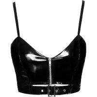 Black Level Vinyl Top Buckle – Hallitse katseet fetissityylin huipulla XS