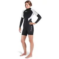 Mares 2nd Skin She Dives 1.5 Mm Naisten Pitkähihainen Shorty-märkäpuku