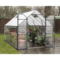 Palram - Canopia Kasvihuone Balance Hybrid, 8,9m², 8x12, Hopea