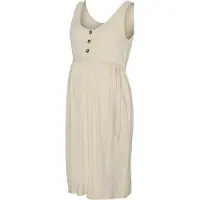 Mamalicious Mlivy Lia Sl Jrs Abk Dress 2F Noos - Beige - XL