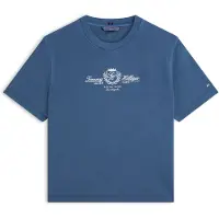 Tommy Hilfiger Varsity Crest Mdrn C-Nk Ss Tee - Blue - M