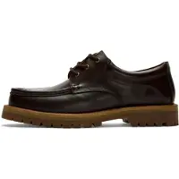 Selected Homme Slhholger Leather Boat Shoe - Brown - 44