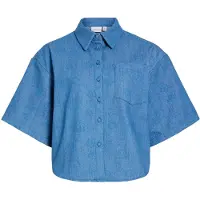 Vila Viluna 3/4 Denim Shirt - Blue - 34