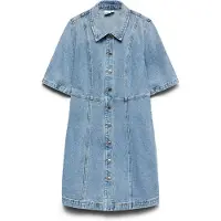 Vero Moda Mekko 'VMDaisy' sininen denim