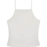Calvin Klein Sl Ponte Monogram Cami - Cream - XL