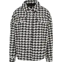 Urban Classics Välikausitakki musta / valkoinen