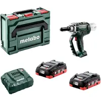 Metabo Popniittipistooli NP 18 LTX BL 5.0 2x4,0 Ah LiHD