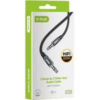 D-fruit DF150 3,5 mm - 3,5 mm äänikaapeli, 1 m